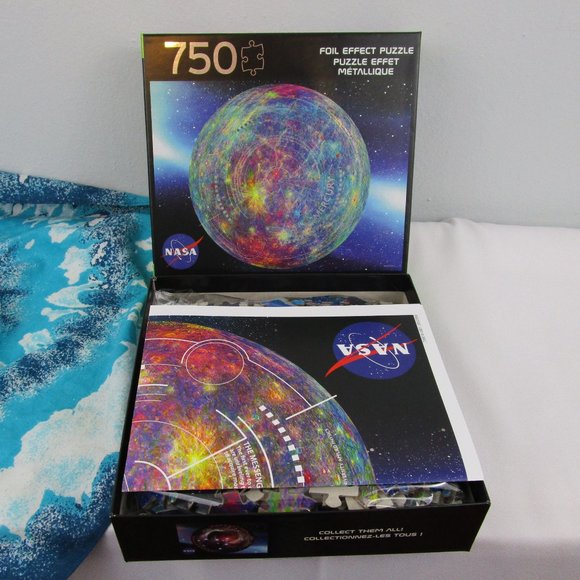 NASA 750 Piece Foil Effect Planet Jigsaw Puzzle - Picture 3 of 14